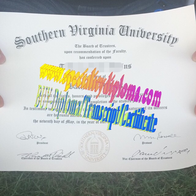 Buy Southern Virginia University Diploma Online