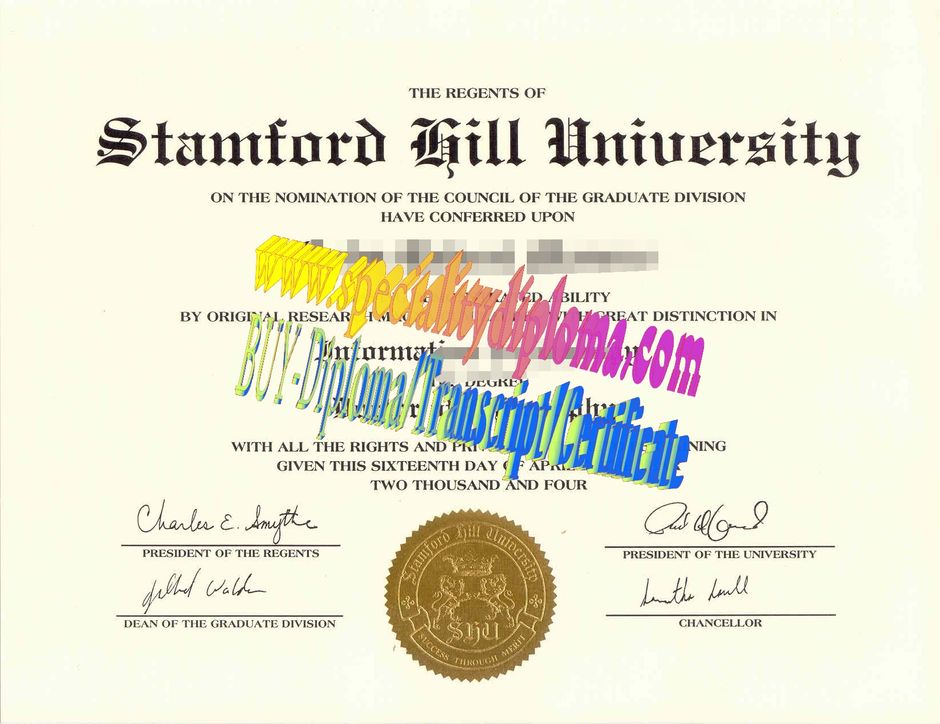 Buy Stamford Hill University Diploma Online