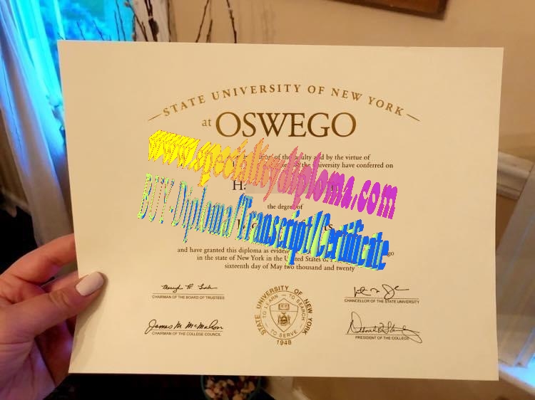 Buy State University of New York at Oswego Diploma Online