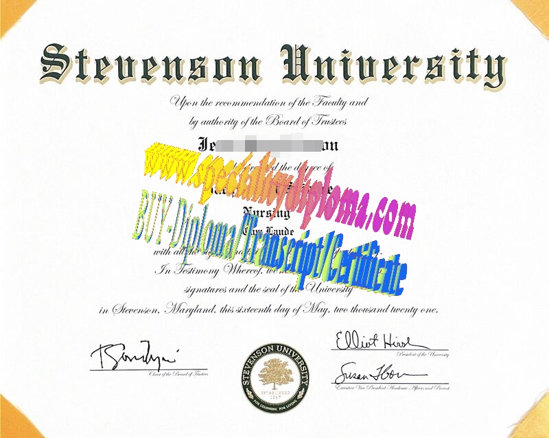 Buy Stevenson University Diploma Online