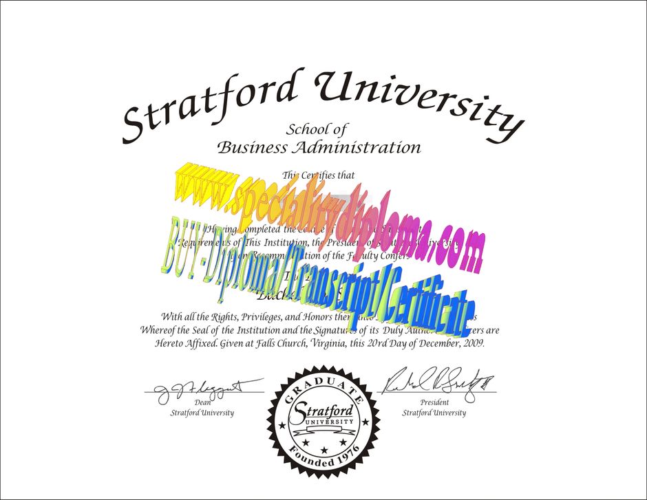 Buy Stratford University Diploma Online