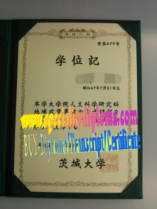 Buy fake Ibaraki University Diploma