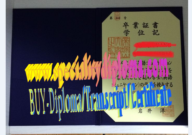 Buy fake Tezukayama University Diploma