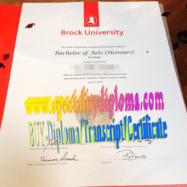 Fake Brock University Diploma Makers