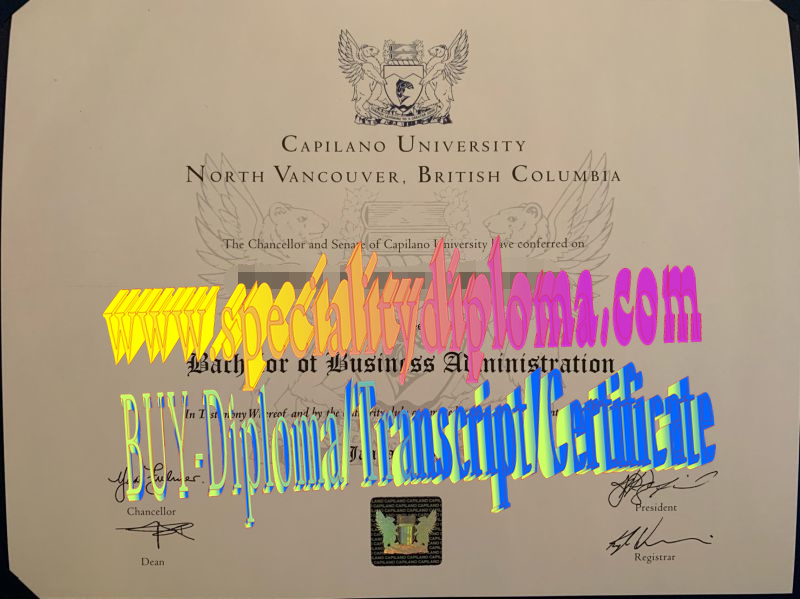 Fake Capilano University Diploma Makers