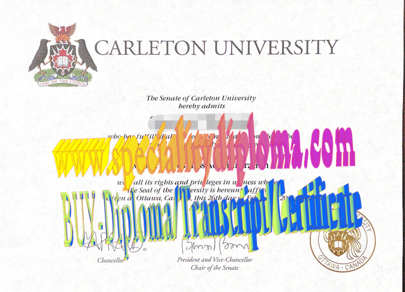 Fake Carleton University Diploma Makers