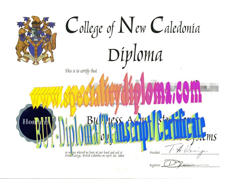 Fake College Of New Caledonia Diploma Makers