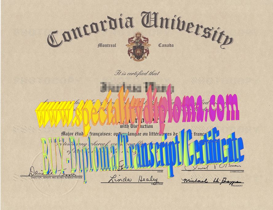 Fake Concordia University Diploma Makers