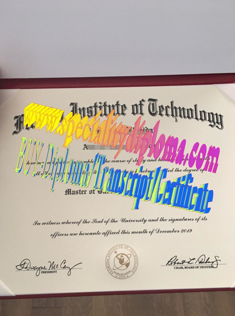 Fake Florida Institute of Technology Diploma Certificate