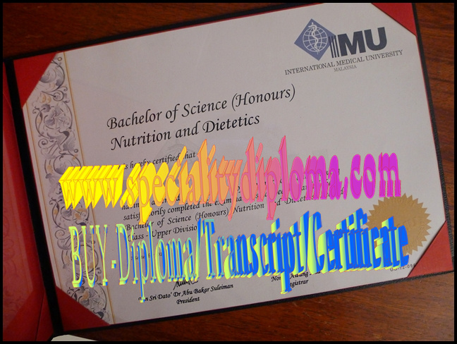 Fake International Medical University Diploma Transcript