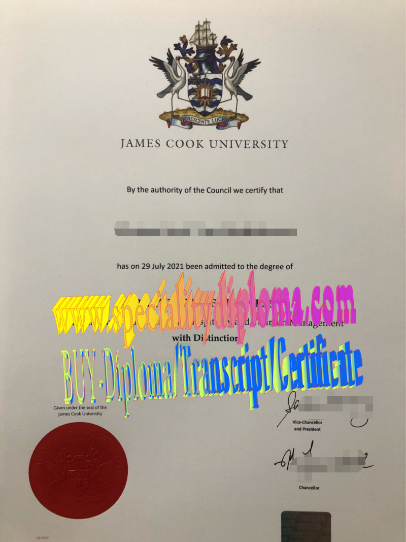 Fake James Cook University Diploma Degree