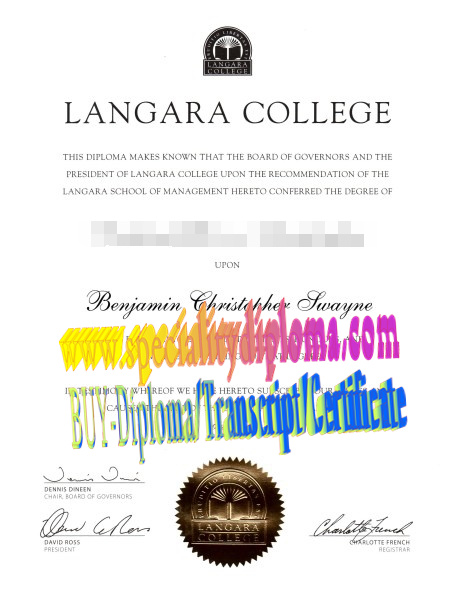 Fake Langara College Diploma Makers