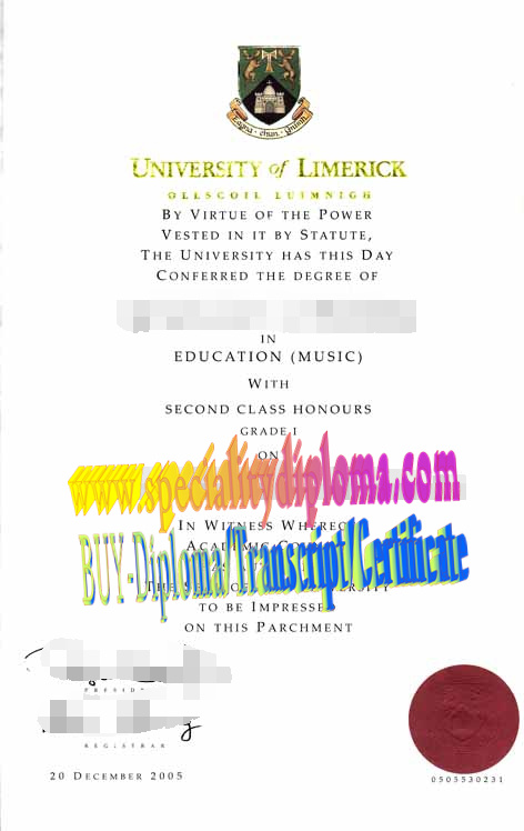 Fake Limerick University Diploma Degree