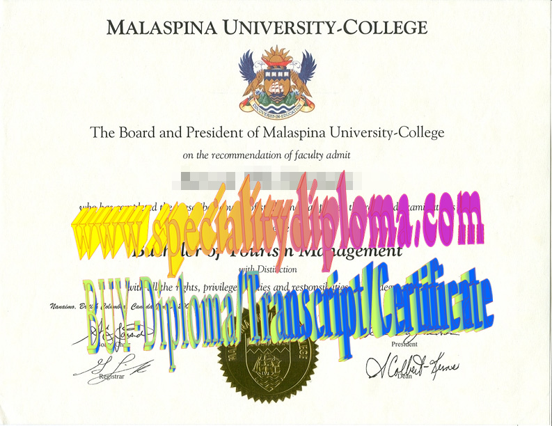 Fake Malaspina University College Diploma Makers