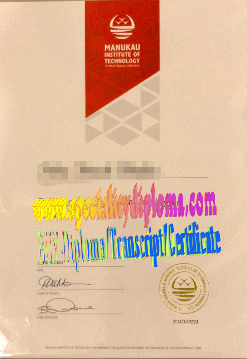 Fake Manukau Institute of Technology Diploma Degree