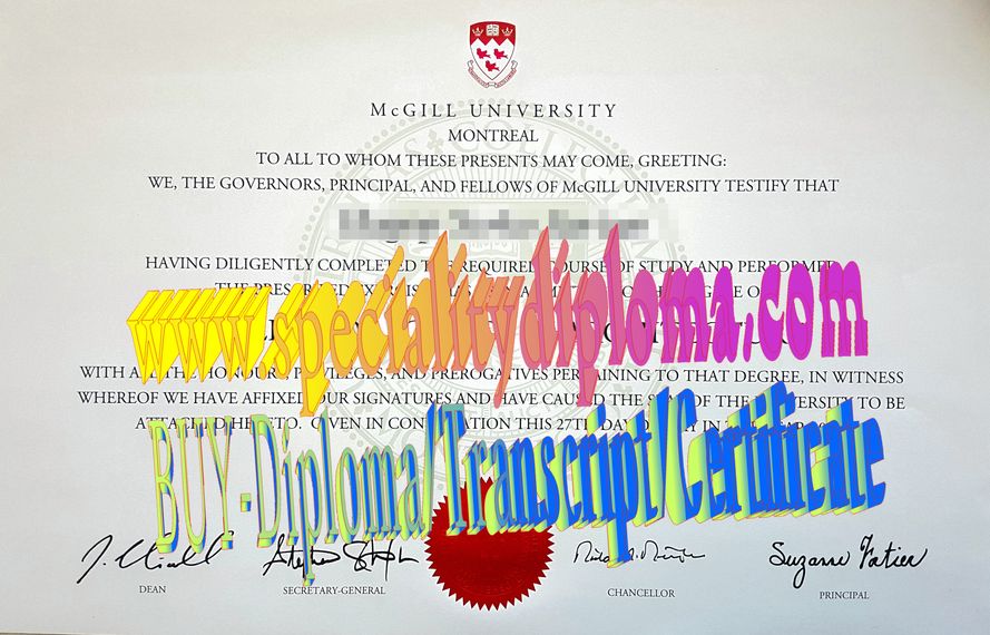 Fake McGill University Diploma Makers