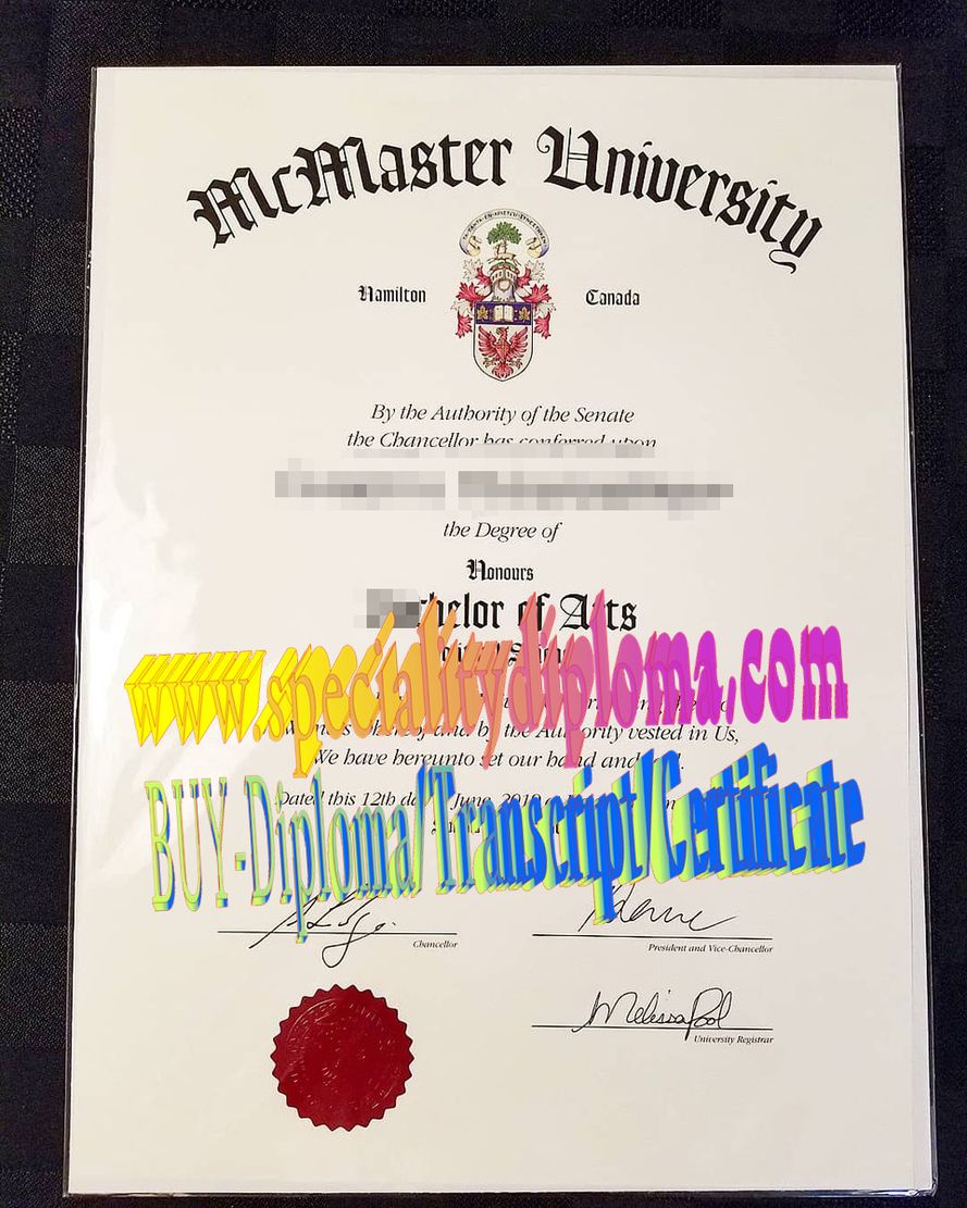 Fake McMaster University Diploma Makers