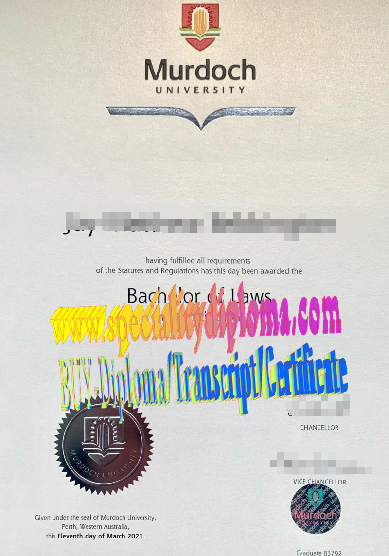 Fake Murdoch University Diploma Degree