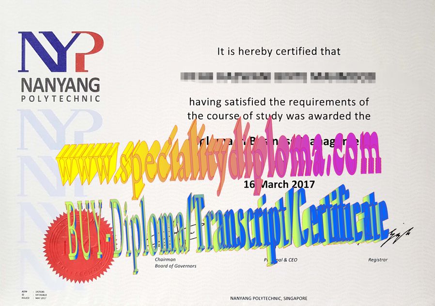 Fake Nanyang Polytechnic Diploma