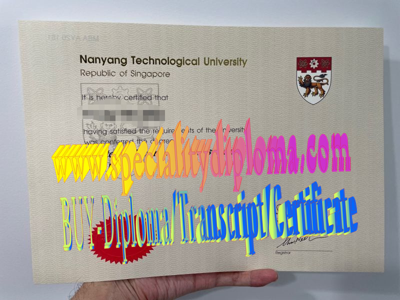 Fake Nanyang Technological University Diploma