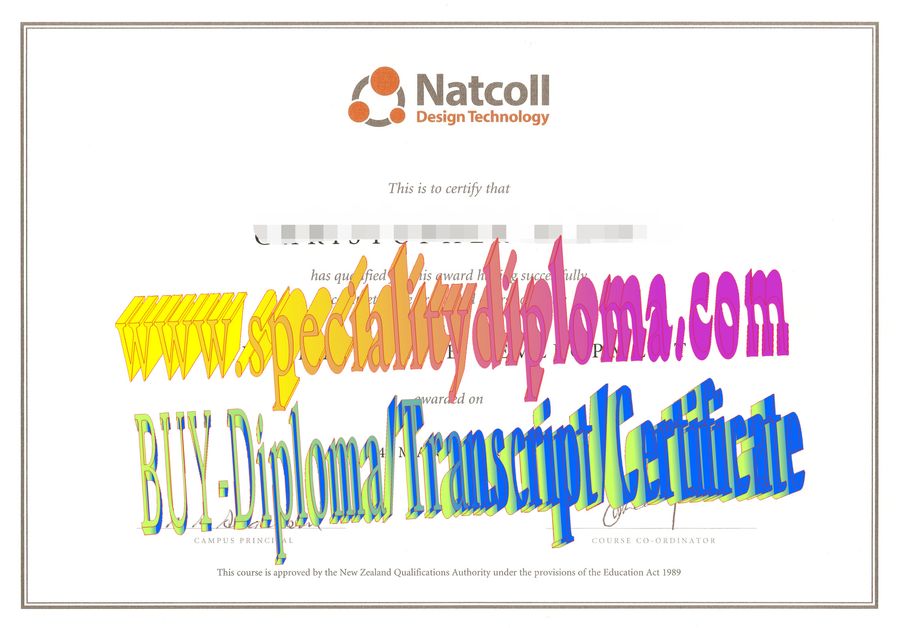 Fake Natcoll Design Technology Diploma Degree