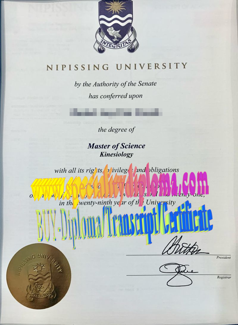 Fake Nipissing University Diploma Makers