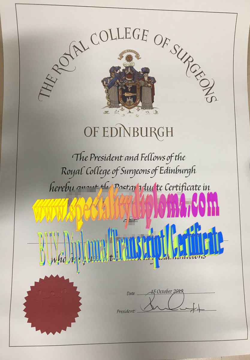 Fake Royal College of Surgeons Diploma Certificate