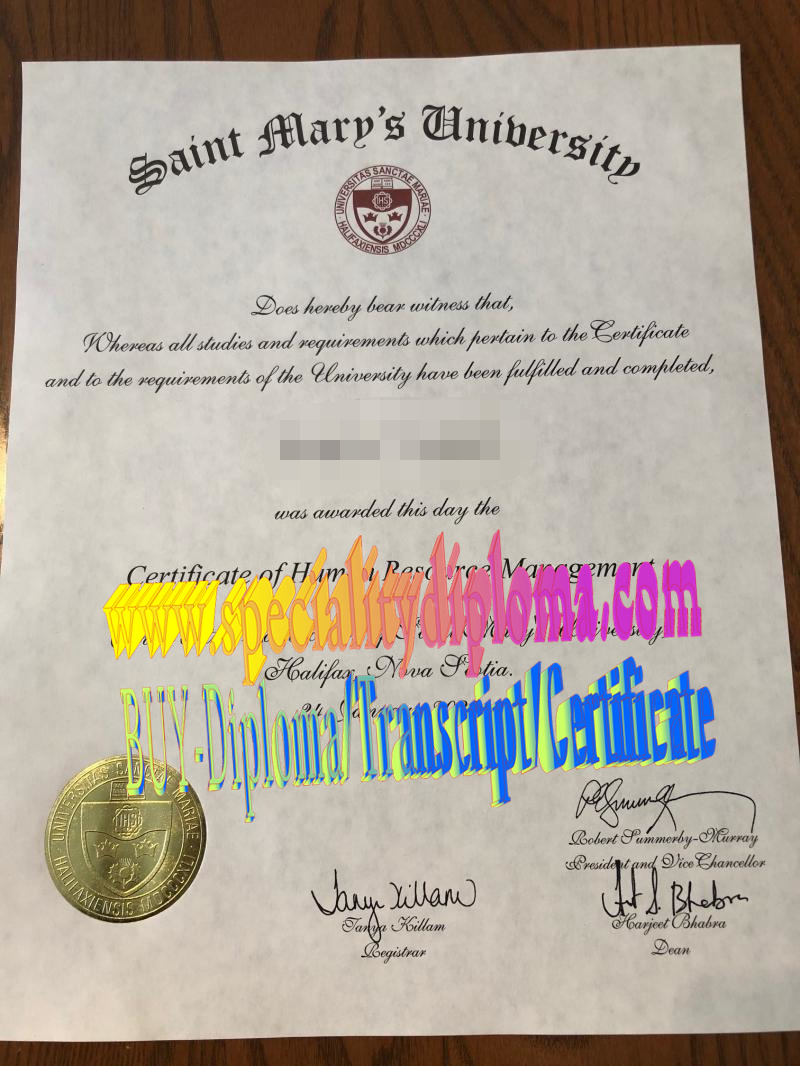 Fake Saint Marys University Diploma Makers