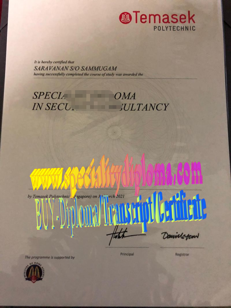 Fake Temasek polytechnic Diploma