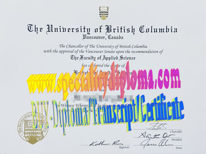 Fake The University of British Columbia Diploma Makers