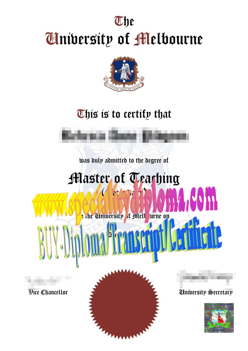 Fake The University of Melbourne Diploma Degree