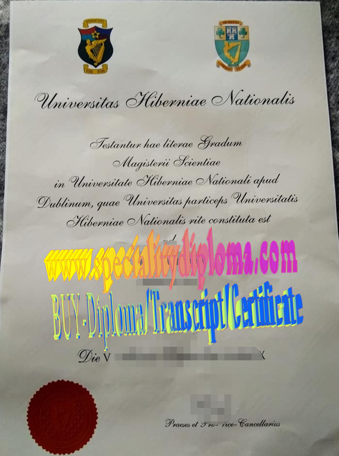 Fake University College of Dublin Diploma Certificate