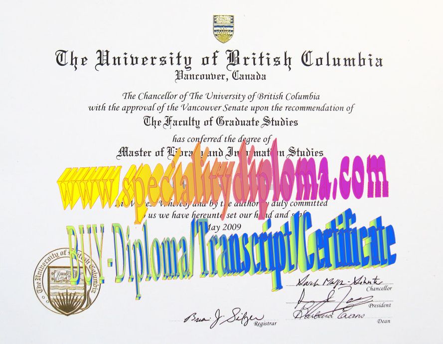 Fake University of British Columbia Diploma Makers