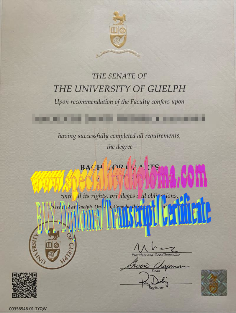 Fake University of Guelph Diploma Makers