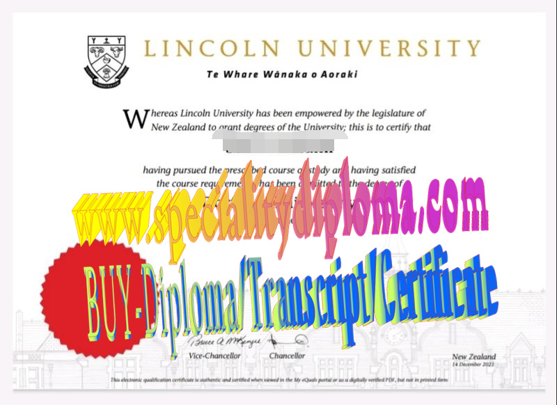 Fake University of Lincoln Diploma Degree