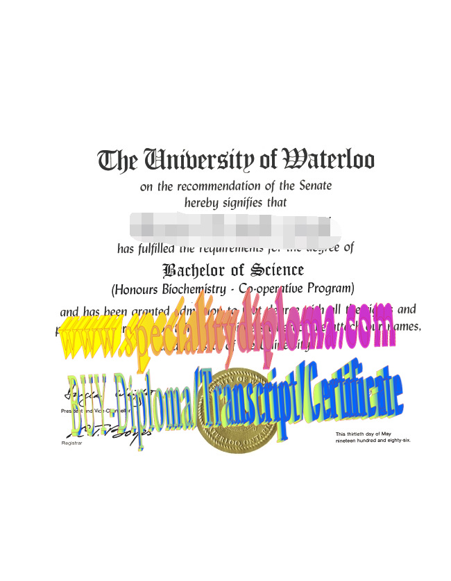 Fake University of Waterloo Diploma Makers