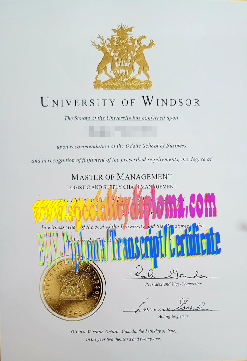 Fake University of Windsor Diploma Makers