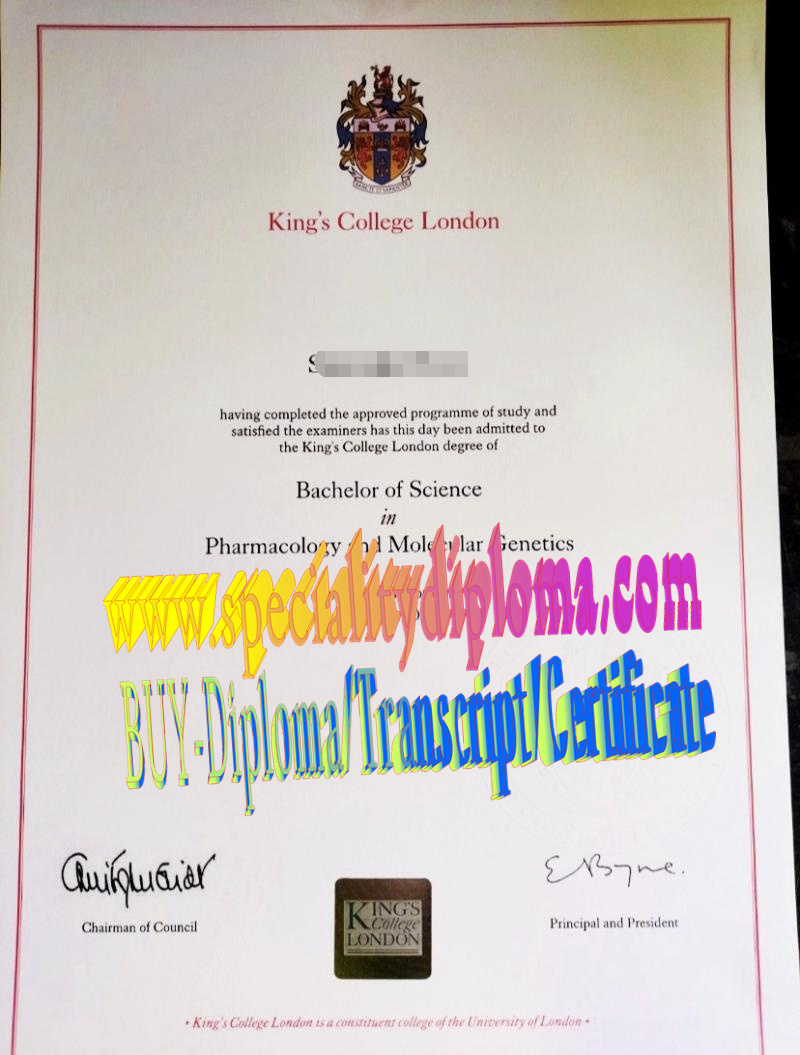 How Buy Kings College London Diploma Degree