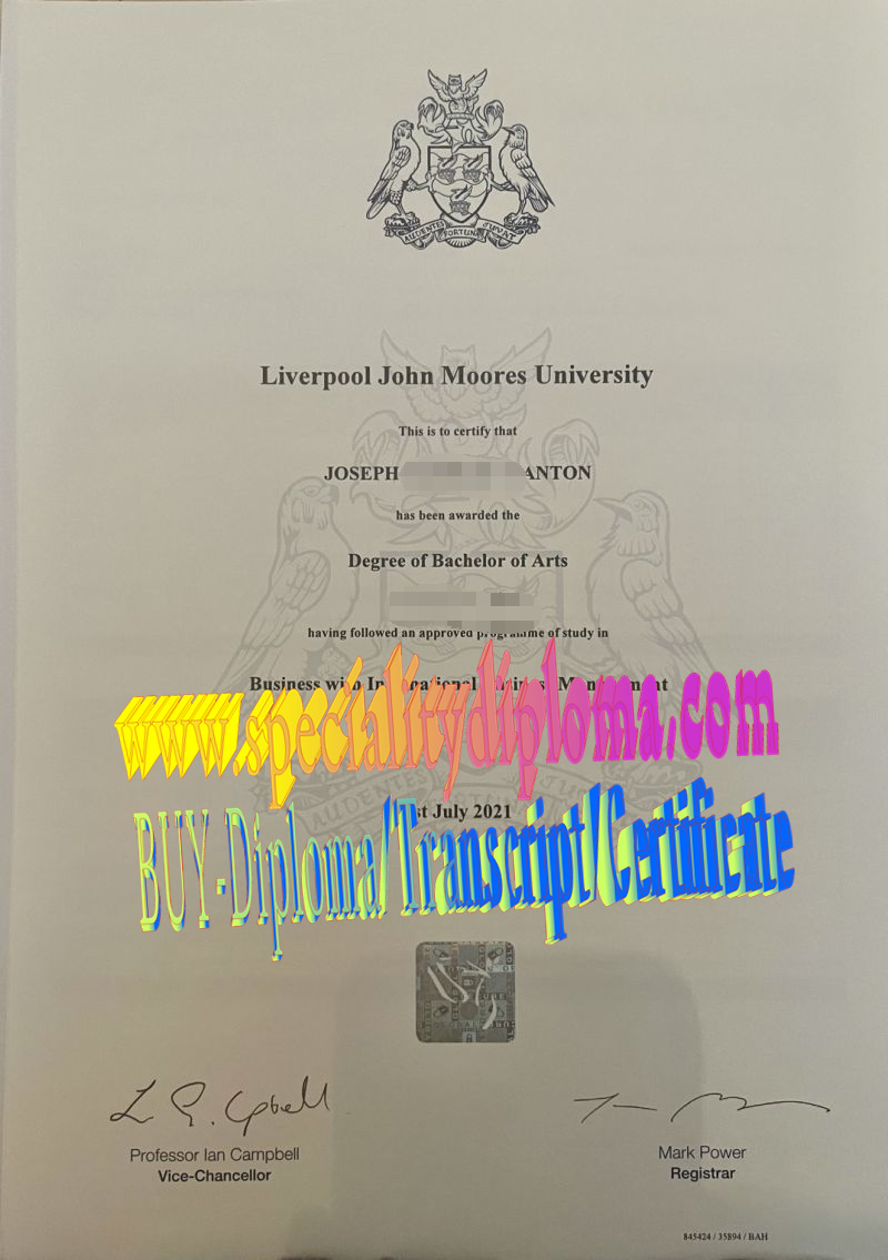 How Buy Liverpool John Moores University Diploma Degree