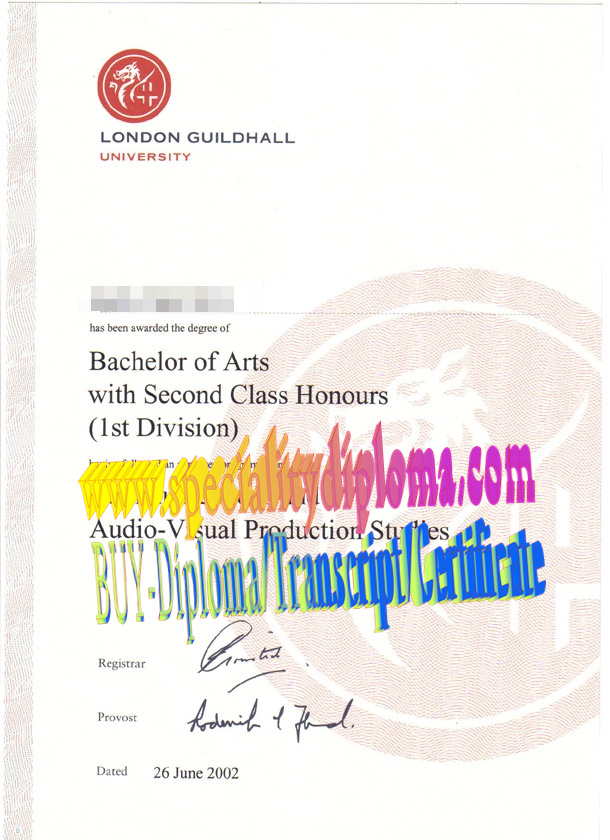 How Buy London Guildhall University Diploma Degree