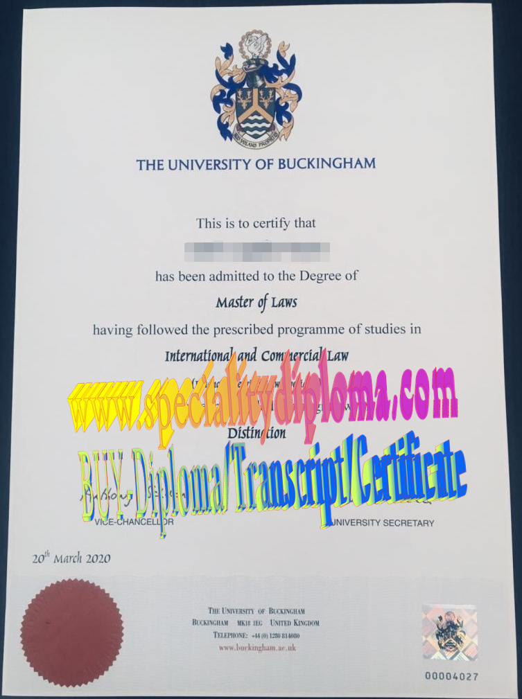 How Buy The University of Buckingham Diploma Degree