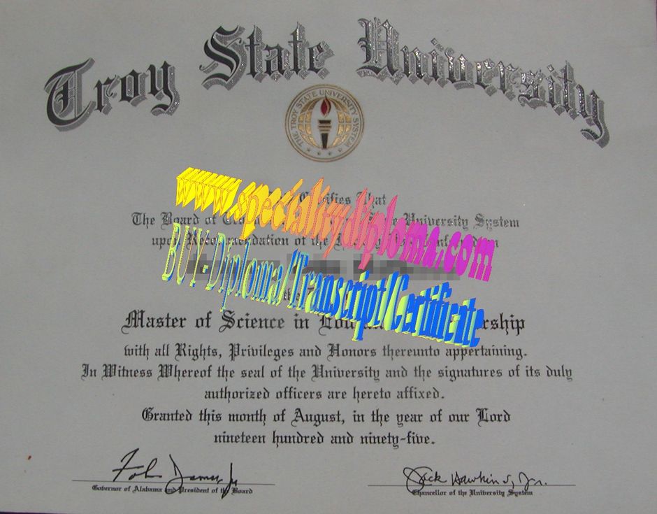 Make fake Troy State University Diploma