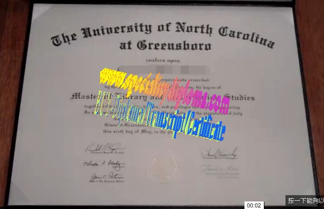 Make fake University Of North Carolina Greensboro Diploma