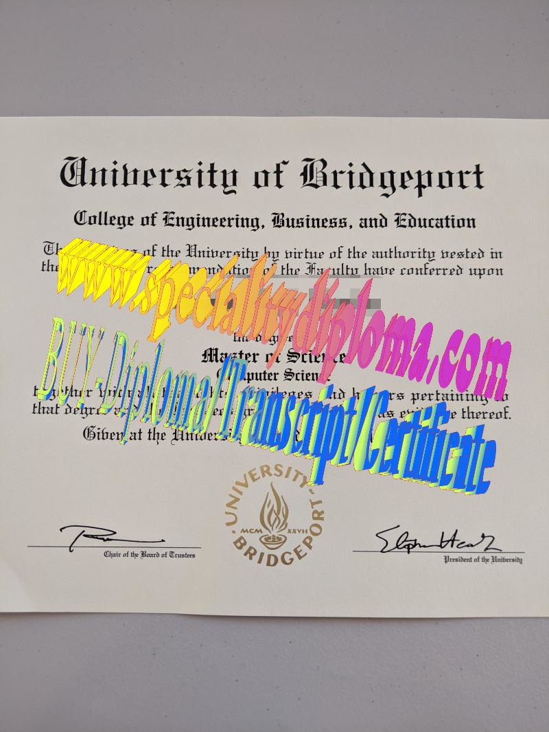 Make fake University of Bridgeport Diploma