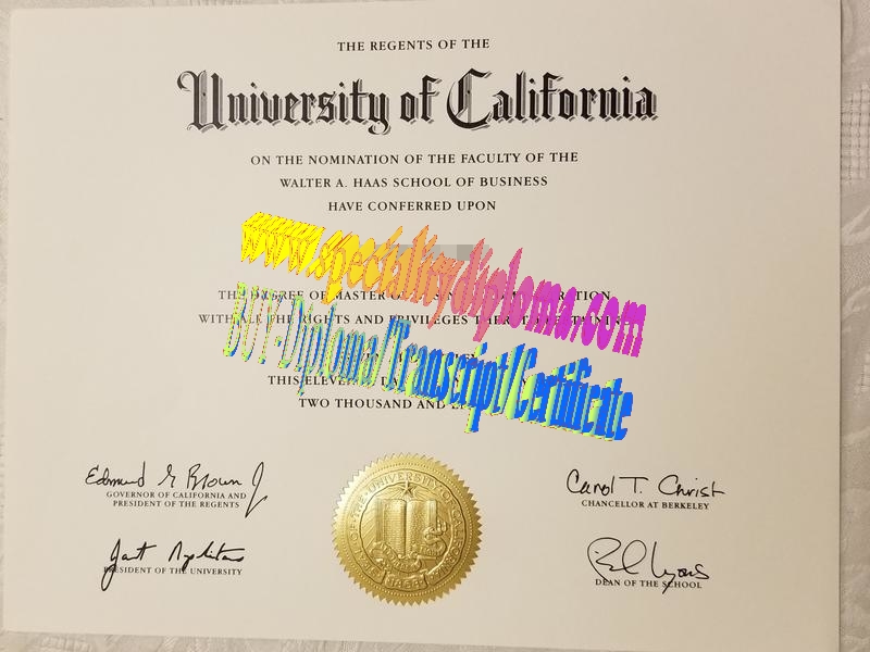 Make fake University of California, Berkeley Diploma