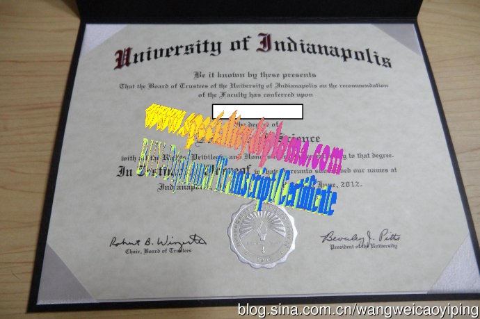 Make fake University of Indianapolis Diploma