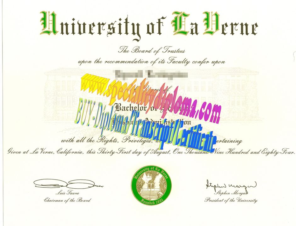 Make fake University of La Verne Diploma