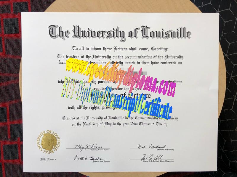 Make fake University of Louisville Diploma