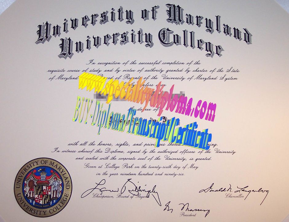 Make fake University of Maryland University College Diploma