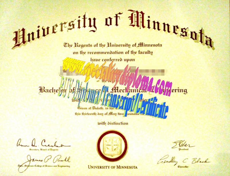 Make fake University of Minnesota Duluth Diploma